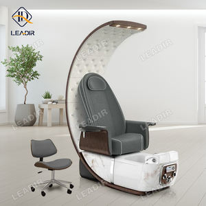 <span class=keywords><strong>Sillón</strong></span> de <span class=keywords><strong>Pedicura</strong></span> <span class=keywords><strong>Profesional</strong></span> Reclinable para Masaje de Cuerpo Completo, Silla de Manicura de Lujo con Respaldo Alto para Cuidado de Pies en Salón de Belleza - Product Image 4