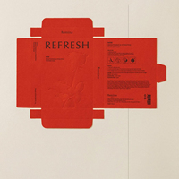 Papier texturé personnalisé avec logo en creux finition mate masque pour les yeux masque facial crème capillaire emballage en carton de cire d'argile boîtes en papier