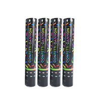 Fabricant direct, fabriqué en Chine, modèle RH0915, canons à confettis carrés colorés à manivelle pour les fêtes, les bars, les KTV, les célébrations