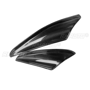 สำหรับมิตซูบิชิ แลนเซอร์ อีโวลูชั่น เอ็กซ์ อีโว 10 ปี 2008-2010 คาร์บอนไฟเบอร์ สปอยเลอร์กันชนหน้า คานาร์ด ซิลิปเปอร์ ฝาครอบช่องระบายอากาศ - Product Image 3