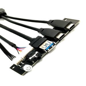 Nội bộ máy tính kết nối cáp PC mẹ usb33.0 và loại C nữ HD âm thanh jack máy tính PC trường hợp bảng điều khiển phía trước cáp - Product Image 1