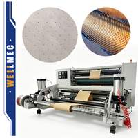 Machine automatique de découpe et de rembobinage de film plastique par micro-perforation à chaud pour films PP et PE