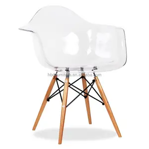DLC-P032 sillaplastik-Stuhl Großhandel Kunststoffmöbel-Stuhl Esszimmerstuhl Herstellen mit Kunststoffharz mit Metallbeinen