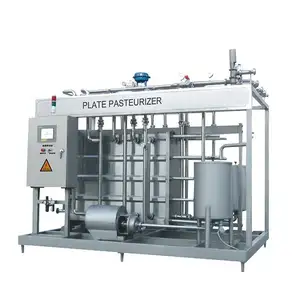 Pasteurización continua industrial de yogur, pasteurizador de yogur, máquina de pasteurización de piña para helado de leche