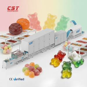 สายการผลิตเยลลี่อัตโนมัติ CST รุ่นใหม่ ขนาด 150-300 กก./ชม. ทำจากสแตนเลส พร้อมสายการผลิตเยลลี่สำหรับลูกอม เยลลี่ และทอฟฟี่ - Product Image 1