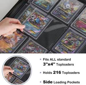 Porte-cartes de luxe avec pochettes transparentes pour l'affichage des cartes MTG, Pokémon et de sport - Product Image 4