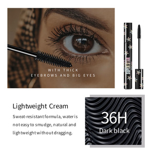 Mascara waterproof longue tenue, effet volume et lifting, anti-bavures, maquillage pour les yeux, mascara à fibres - Product Image 3