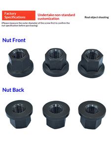 Écrou à bride avec coussinet, hexagonal surélevé, pour plaque <span class=keywords><strong>de</strong></span> presse, M8-M36, métrique, trempé - Product Image 3