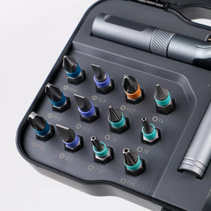 Juego de destornilladores de llave dinamométrica multiusos de aleación más barata, llave de trinquete de acero, imán <span class=keywords><strong>Obeng</strong></span> DIY multifuncional para todos los días - Product Image 4