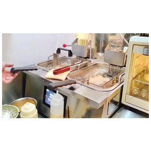 <span class=keywords><strong>Friteuse</strong></span> à poulet <span class=keywords><strong>professionnelle</strong></span> en acier inoxydable à 2 bacs et 2 paniers, <span class=keywords><strong>friteuse</strong></span> électrique pour cuisine commerciale <span class=keywords><strong>220V</strong></span> pour restaurant - Product Image 5