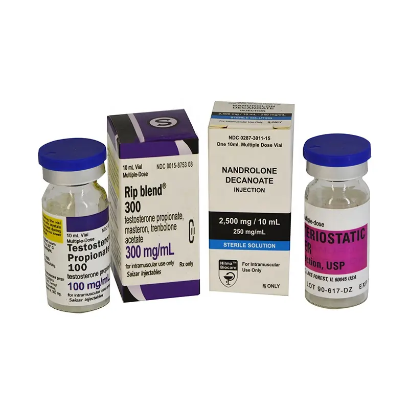 カスタムリサイクル可能な医薬品ホログラムボックス10mlバイアルラベルステッカーステロイドとボックス