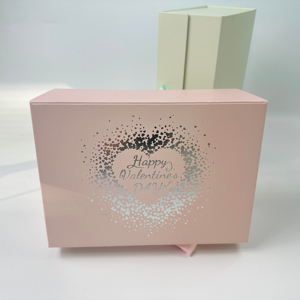 Boîte cadeau pliable de luxe avec logo personnalisé, boîte en carton pliable avec fermeture magnétique et ruban - Product Image 1