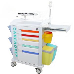 MT MEDICAL Vente directe usine <span class=keywords><strong>Chariot</strong></span> d'urgence <span class=keywords><strong>hospitalier</strong></span> pour défibrillation et soutien auxiliaire en clinique et soins intensifs Garantie - Product Image 2