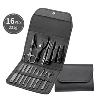 Kit de manucure et pédicure de voyage très vendu, réutilisable, en acier, pour les soins quotidiens des ongles