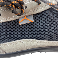 Chaussures de sécurité DELTAPLUS noires et grises en PU EVA, respirantes, anti-perforation, pour la construction industrielle, fabriquées en fibre de polyester
