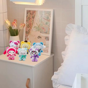 Kawaii sa nrio sang trọng Keychain 5in dễ thương Anime búp bê sang trọng Mặt dây chuyền Quà Tặng mềm kromi Melo <span class=keywords><strong>Kitty</strong></span> đồ chơi sang trọng của tôi - Product Image 3