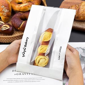 Bolsa de Papel para Pan Francés Clásico, Ecológica, Biodegradable, Resistente a la Grasa, con Ventana Laminada para Panadería - Product Image 3