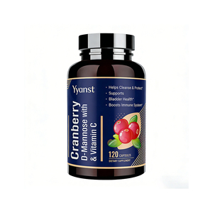 Capsules de haute qualité à marque privée D-MANNOSE & CANNEBRE & vitamine C pour soutenir la santé intestinale et digestive et améliorer l'immunité - Product Image 1