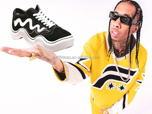 Planche à roulettes ondulé bébé X Tyga chaussure nouveau avec boîte unisexe hommes vieux <span class=keywords><strong>Skool</strong></span> baskets à la mode Hypebeast ondulé bébé baskets - Product Image 2