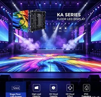 Layar LED Lantai Interaktif Dalam Ruangan X-color P2.6 500*500mm dengan Kabinet GOB LED untuk Acara Tampilan Layar Lantai Dansa