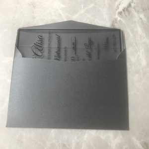 Acrylic Wedding <strong>Invitations</strong> for Wedding Bar Mitzvah Reception Party <strong>Graduation</strong> Birthday Baby Shower - Product Image 3