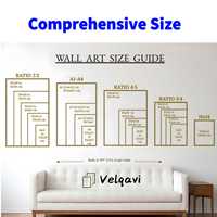 VELQAVI OEM/ODM Faible MOQ Impression sur toile, Affiches décoratives, Impressions personnalisées, Art mural