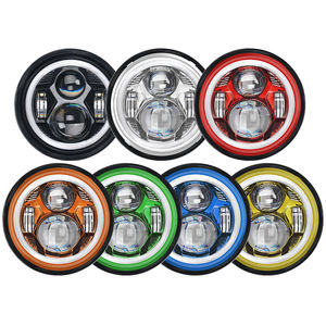 ASEND DOTได้รับการรับรอง 7 นิ้วไฟหน้า/สีขาว DRL & สีเหลืองอําพันสําหรับ Hummer H1 H2 Mercedes W123 240d fiat 128 sw <span class=keywords><strong>AF1</strong></span> รถยนต์คลาสสิก - Product Image 2