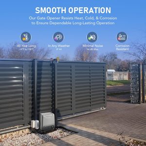 Mécanisme de verrouillage d'accès à distance intelligent motorisé automatique robuste Kit complet Villa propriété privée ouvre-porte <span class=keywords><strong>coulissant</strong></span> - Product Image 5