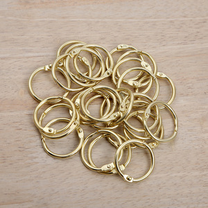 Metal Coil <b>Binder</b> <b>Ring</b> C Shape Snap In Loose Leaf Clips For Photo Albums And Bookbinding Metric Size YQSQ - Product Image 4