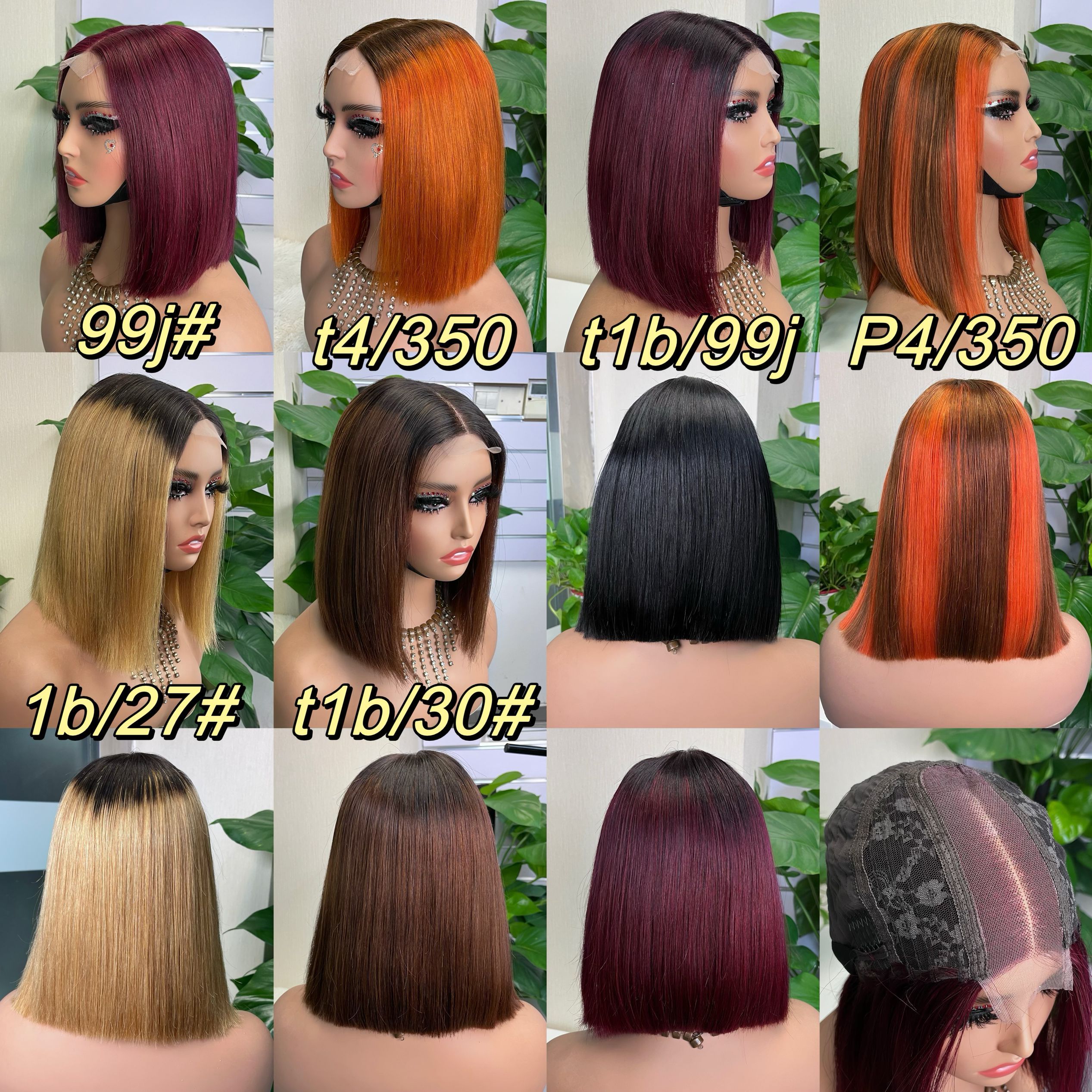 different color