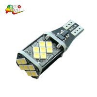 Feux arrière de voiture T15 DC12V-24V blanc froid CANBUS avec décodeur de clignotant, accessoires d'éclairage automobile