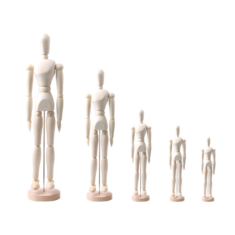 Figure Drawing Wooden Model