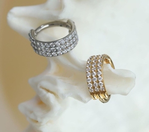 Astm F 136 Titanium Scharnierende Clickers Crystal Hoepel G23 Body Sieraden Zirkoon Steen Bruiloft Geschenk Verloving Neus <span class=keywords><strong>Segment</strong></span> Ring - Product Image 3