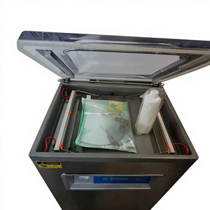 CUSTOM New <b>Small</b> Business Semi-Automatic Electric 304 Stainless Steel Vacuum Packing Machine 220V/50HZ Food Grade Air <b>Pump</b> - Product Image 4