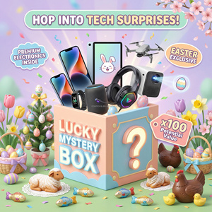 COSMOVA Cadeau Surprise <span class=keywords><strong>de</strong></span> Pâques : Boîte Mystère Avancée Aléatoire (1-3 pièces) – Téléphone, Ordinateur Portable, Écouteurs, Pistolet <span class=keywords><strong>de</strong></span> Massage, Jeu d'Aventure, Boîte Électronique - Product Image 2
