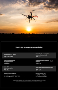 ¡Oferta! TMOTOR AIR GEAR 355 - Set de Potencia Multirrotor de Cuatro Ejes con Paleta Plegable 1000KV, Recomendado para Voltaje 3S-4S - AIR2213 - Product Image 3