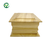 Urna funeraria de madera para cremación, urna de cremación humana, urna de ceniza para adultos, calidad estándar, precio de fábrica