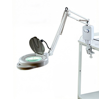 Lampe loupe DTY D-375B avec zoom 5X/10x pour le visage et le corps, hauteur réglable 90-160 cm, éclairage LED 10W, garantie 1 an
