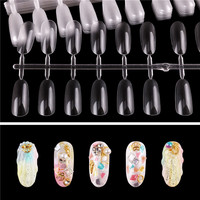 Lot de 10 Nuanciers d'Échantillons de Vernis à Ongles pour Nail Art, Présentoirs Ronds/Éventail pour Outils de Salon de Manucure