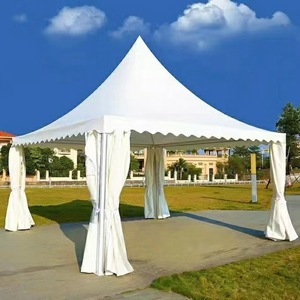 Gazebo da Giardino 3x3 m, 4x4 m, 5x5 m, 6x6 m, Tenda a Pagoda per Cerimonie, Ricevimenti, Matrimoni e Feste - Product Image 4