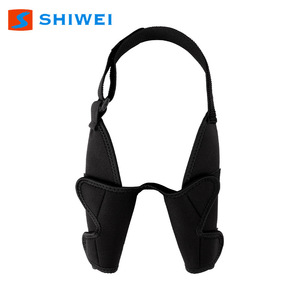 Genouillères pour chien Shiwei, noires, réglables, pour la protection des articulations, toutes saisons, réutilisables - Product Image 1