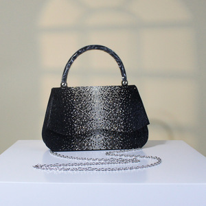 PU dîner sac à bandoulière retrouver élégant mode dame sac fourre-tout cristal diamant moraillon femmes sacs de créateurs - Product Image 5