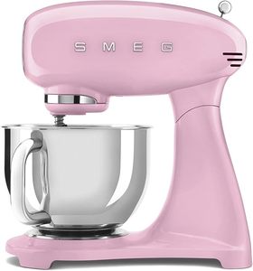 Batteur sur socle SMF03BLUK, style rétro des années 50, avec bol en acier inoxydable de 4,8 L, verrouillage de sécurité, 10 vitesses variables, 800 W - Product Image 2