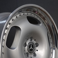 Vente en gros de jantes vintage de 17 à 19 pouces 5X112 pour Mercedes Benz W124 W140 W201, finition chromée, jantes en alliage