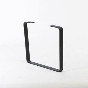 Modern U-Shaped Steel Coffee <b>Table</b> <b>Legs</b> Black 200kg Load Capacity for Office Dining Living Room Bedroom Home Office Bathroom Use - Product Image 3