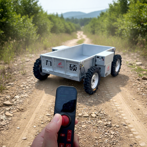 Autocruise Snelheidsregeling Eénhands RC 4x4 Wielen All Terrain Drivrless Zelfrijdende Transport UGV - Product Image 1