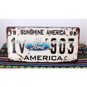 Último diseño en relieve de la licencia de moto número de placa - Product Image 3