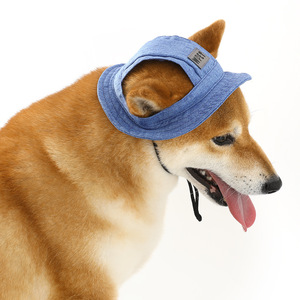 Sombrero de verano para mascotas, venta al por mayor, protección solar, sombrero de vaquero para perros, sombreros de béisbol personalizados para perros - Product Image 4