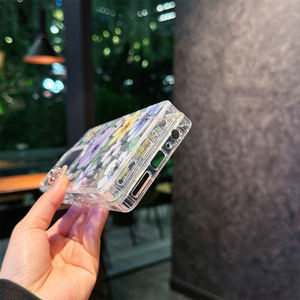 Láser brillante flor estampado TPU claro PC parachoques teléfono caso para Motorola <span class=keywords><strong>Moto</strong></span> <span class=keywords><strong>G</strong></span> Stylus <span class=keywords><strong>G</strong></span> Play 5G 2025 Fundas De Celulares - Product Image 5