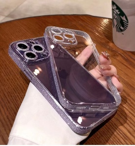 <span class=keywords><strong>Nouvelle</strong></span> coque de téléphone transparente Star Glitter pour iphone 12-15promax coque de téléphone portable coque de téléphone paillettes Border - Product Image 6
